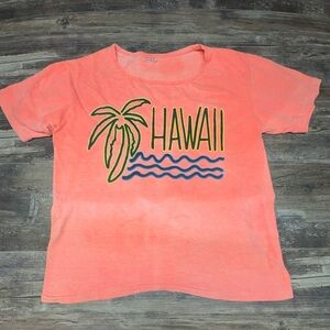 Vintage 80s Hawaii Neon Pink T-Shirt - Made in USA Super Hi-Cru - GUC